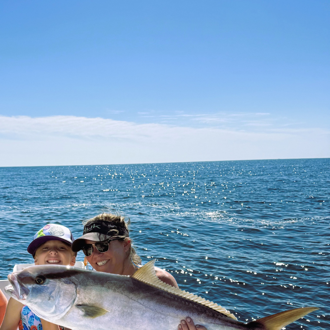large fish caught on private full day offshore fishing trip near Fort Morgan, Alabama