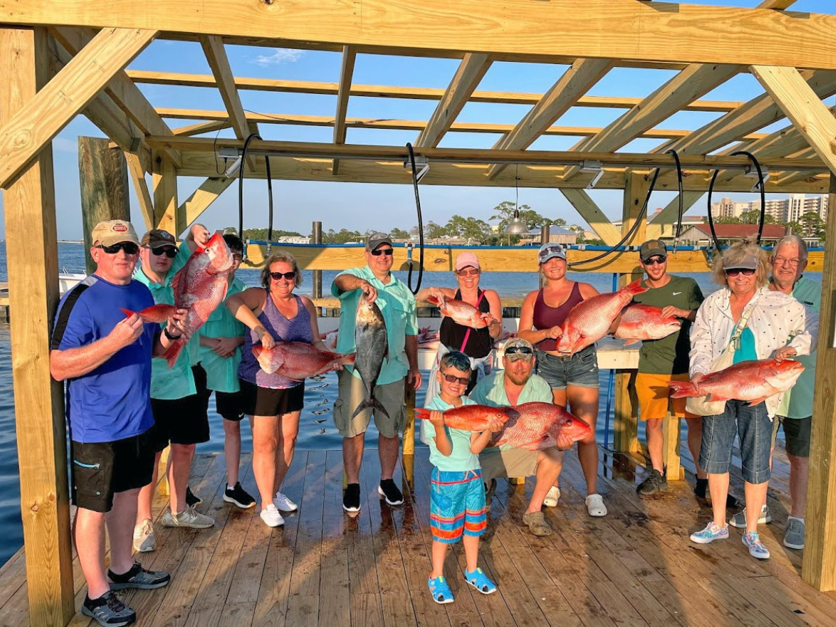 family fishing offshore charter trip out of Fort Morgan, Alabama