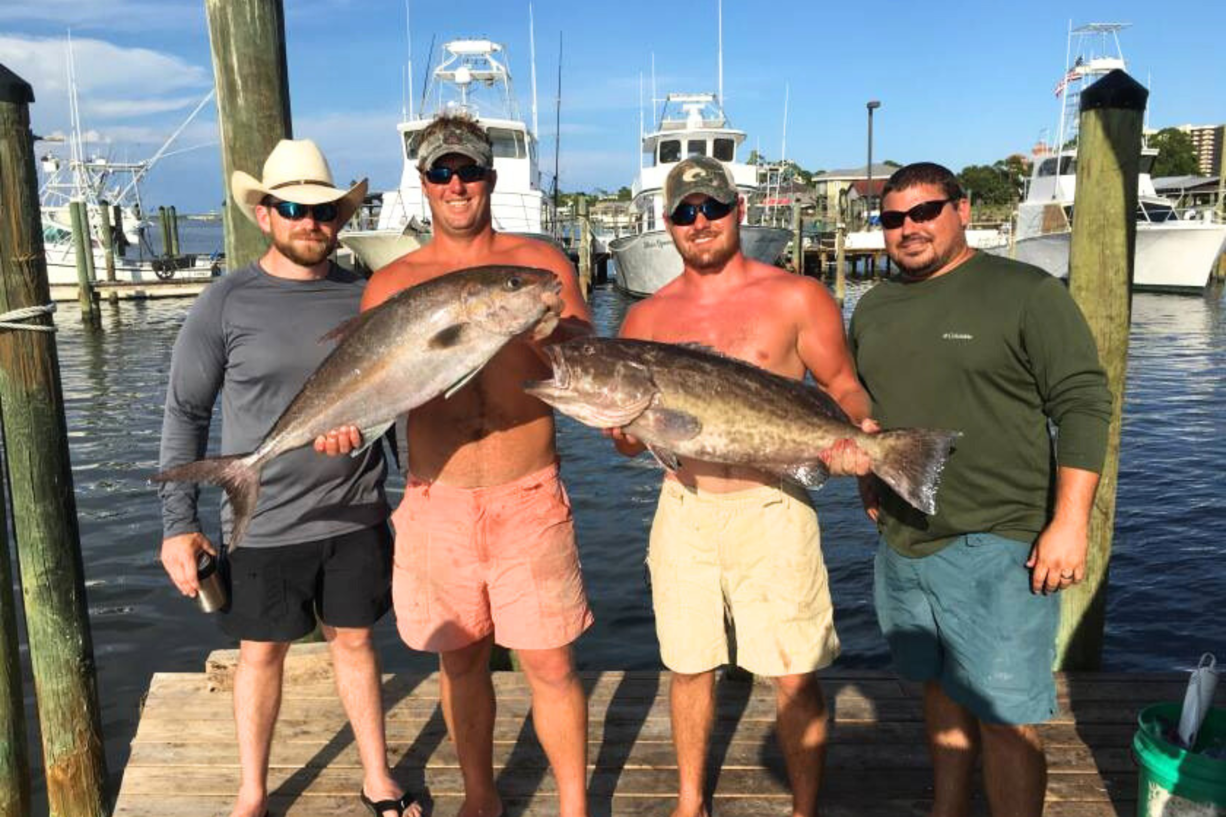 grouper caught aboard the no doubt out of orange beach, alabama