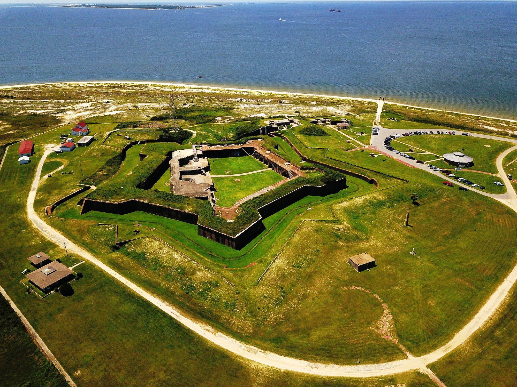 a view of fort morgan alabama